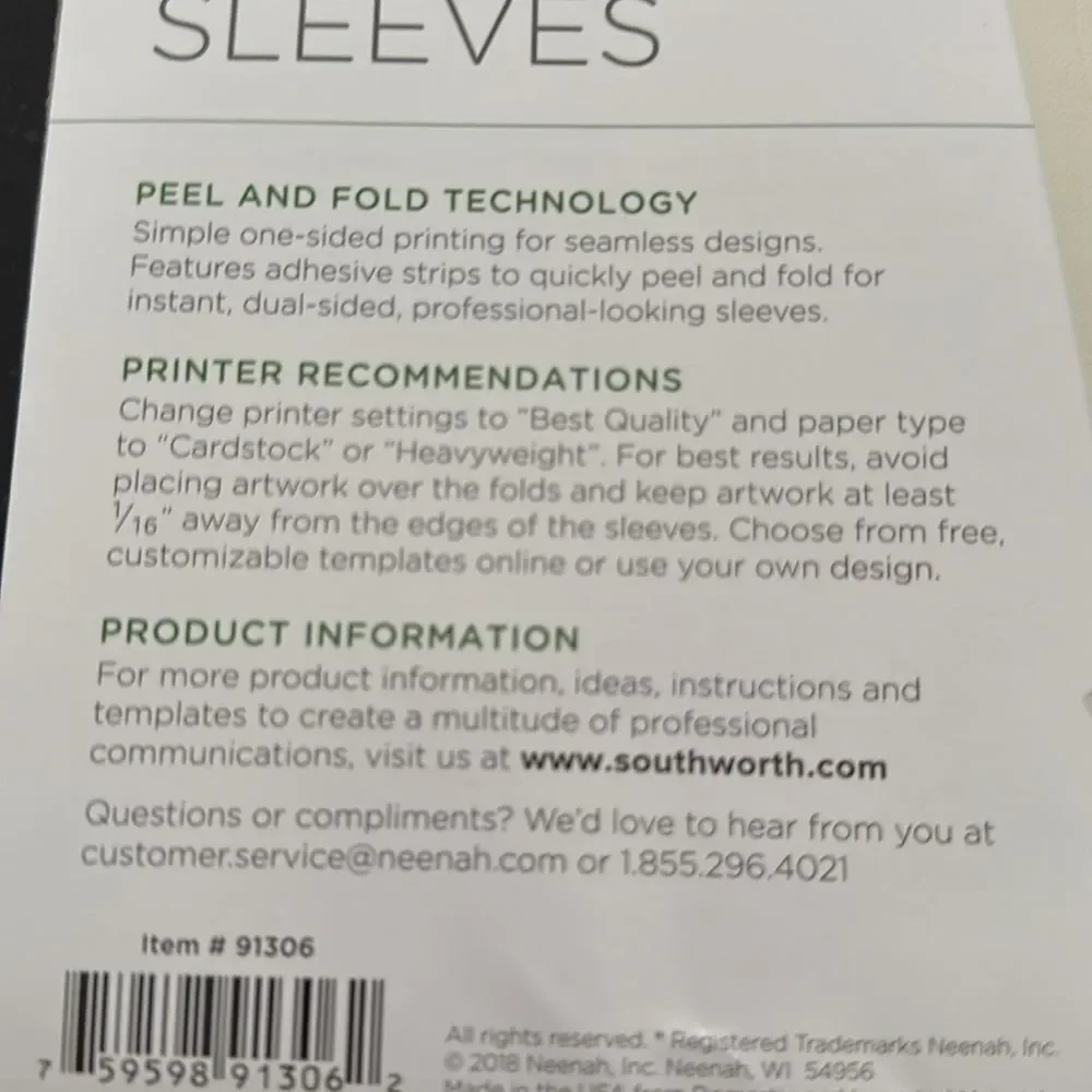 DIY White Card Sleeves – Techweave Finish – 10 Sheets (30 Sleeves)